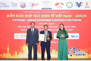 CTCP Yến Sào Nha Trang vinh dự nhận danh hiệu "Top 5 Thương Hiệu Uy Tín Hàng Đầu Châu Á 2026"